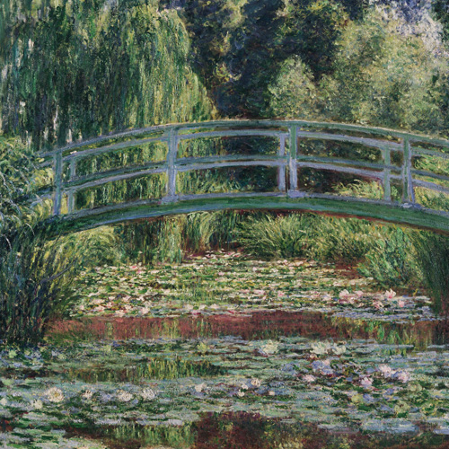 Claude Monet, Japanese Footbridge and the Water Lily Pool, Giverny, 1899