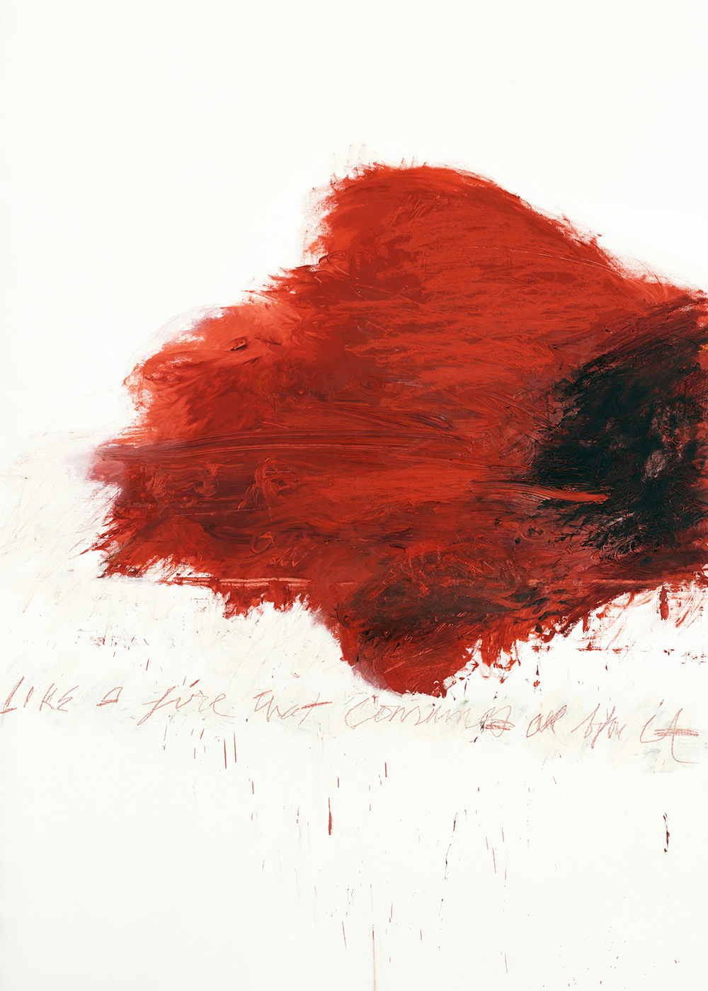 Cy Twombly, Fifty Days at Iliam: The Fire that Consumes All before It, 1978