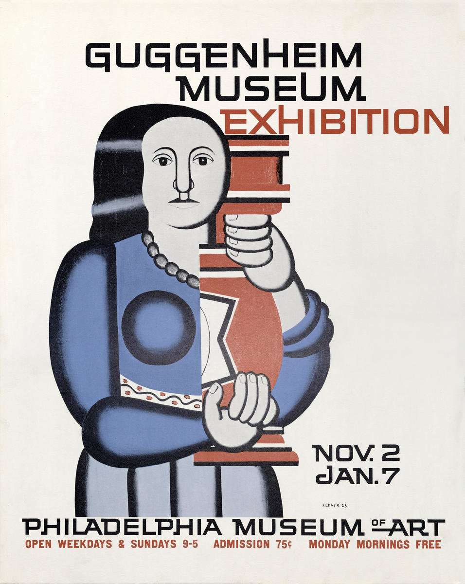 Guggenheim Museum Exhibition, 1961 by PMA exhibition poster