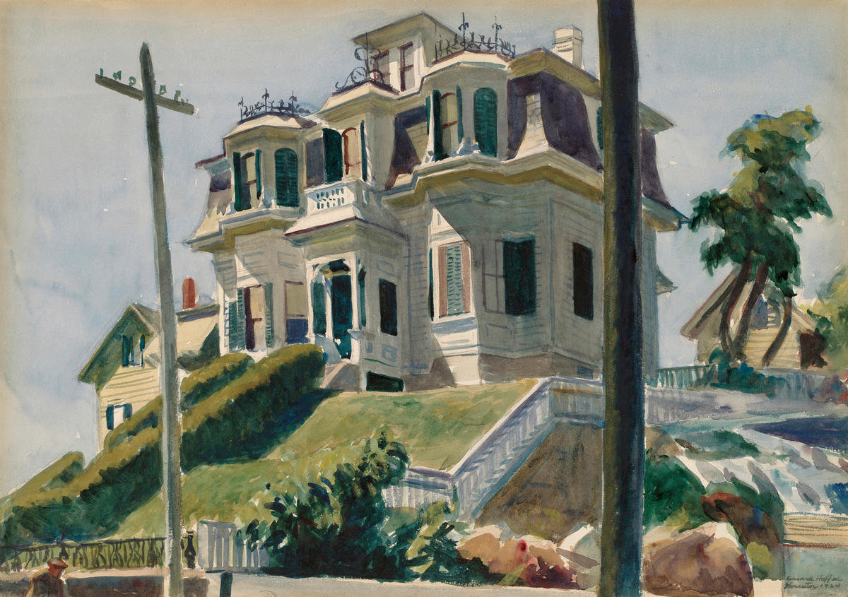 Haskell's House, 1924 by Edward Hopper - Paper Print