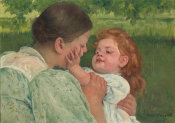 Mary Cassatt - Maternal Caress, c. 1896
