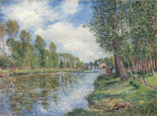 Alfred Sisley - Banks of the Loing River, 1885