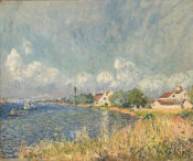 Alfred Sisley - The Seine at Billancourt, 1877