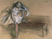 Edgar Degas - A Corypheé Resting, c. 1880-1882