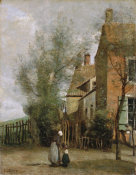 Camille Corot - House in the Village of Saint-Martin, near Boulogne-sur-Mer, 1860-1865