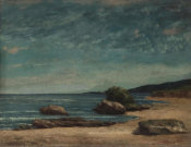 Gustave Courbet - Rocky Coast, 19th century