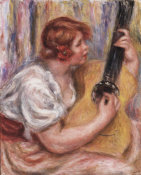 Pierre-Auguste Renoir - Woman with a Guitar, c. 1918