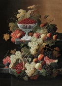 Severin Roesen - Fruit Still Life, c. 1850-1860