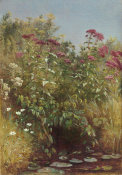 Aaron Draper Shattuck - Wildflowers, Foliage, and Lily Pads, 1863