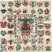 Cinthia Arsworth - Botanical Album Quilt, 1840-1845