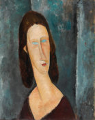 Amedeo Modigliani - Blue Eyes (Portrait of Madame Jeanne Hébuterne), 1917