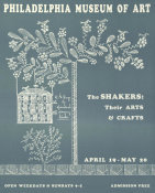 PMA exhibition poster - The Shakers: Their Arts and Crafts, 1962