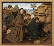 Jan van Eyck - Saint Francis of Assisi Receiving the Stigmata, 1430-1432