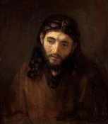 Rembrandt Harmensz. van Rijn - Head of Christ, c. 1648-1656