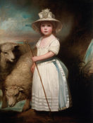 George Romney - Shepherd Girl (Little Bo-Peep), Early 1780s