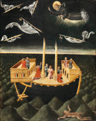 Giovanni di Paolo - Saint Nicholas of Tolentino Saving a Shipwreck, 1457