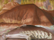 Georgia O'Keeffe - Red Hills and Bones, 1941