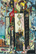 Jackson Pollock - Male and Female, 1942-1943