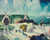 George Bellows - The Beach, Newport (In the Sand), 1919