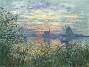 Claude Monet - Marine View with a Sunset, c. 1875