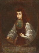 Nicolás Enríquez de Vargas - Portrait of Sister Juana Inés de la Cruz, c. 1720-1770