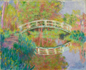 Claude Monet - Japanese Footbridge, Giverny, 1895