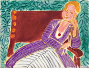 Henri Matisse - Young Woman Seated in a Persian Dress, 1942