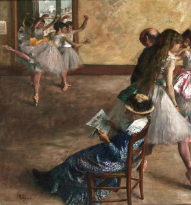Edgar Degas - The Ballet Class, c. 1880
