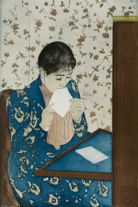 Mary Cassatt - The Letter, 1890-1891
