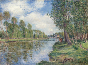 Alfred Sisley - Banks of the Loing River, 1885