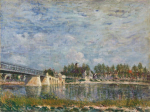 Alfred Sisley - The Bridge at Saint-Mammès, 1881