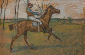 Edgar Degas - The Jockey, c. 1889