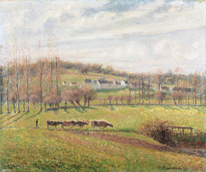 Camille Pissarro - Summer Landscape, Eragny, 1887 and 1902