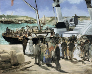 Edouard Manet - The Folkestone Boat, Boulogne, 1869