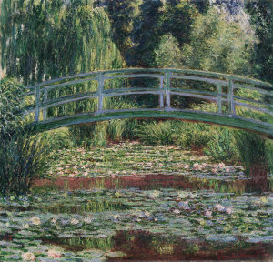Claude Monet - Japanese Footbridge and the Water Lily Pool, Giverny, 1899
