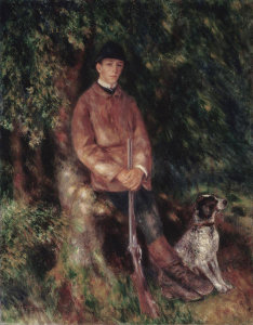 Pierre-Auguste Renoir - Portrait of Alfred Bérard with His Dog, 1881