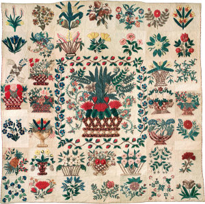Cinthia Arsworth - Botanical Album Quilt, 1840-1845