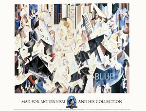 PMA exhibition poster - Mad for Modernism: Earl Horter and His Collection, 1999