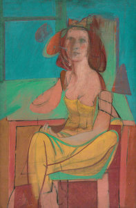 Willem de Kooning - Seated Woman, c. 1940