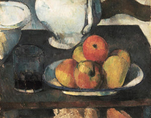 Paul Cézanne - Still Life with Apples and a Glass of Wine, 1877-1879