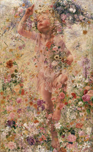 Léon Frédéric - The Four Seasons: Spring, 1893
