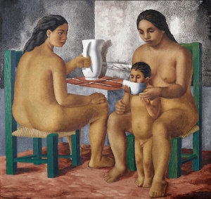 Julio Castellanos - Three Nudes (The Aunts), 1930