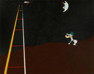 Joan Miró - Dog Barking at the Moon, 1926