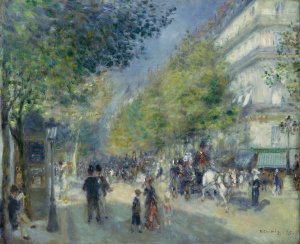 Pierre-Auguste Renoir - The Grands Boulevards, 1875