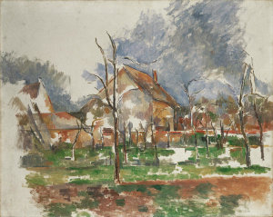 Paul Cézanne - Winter Landscape, Giverny, 1894