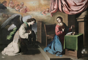 Francisco de Zurbarán - The Annunciation, 1650