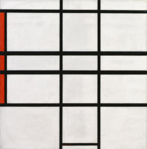 Piet Mondrian - Composition with White and Red, 1936