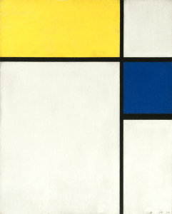 Piet Mondrian - Composition with Blue and Yellow, 1932