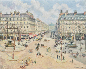 Camille Pissarro - Avenue de l'Opéra: Morning Sunshine, 1898