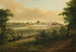 Thomas Doughty - View of the Fairmount Waterworks, Philadelphia, from the West Bank of the Schuylkill River, 1826